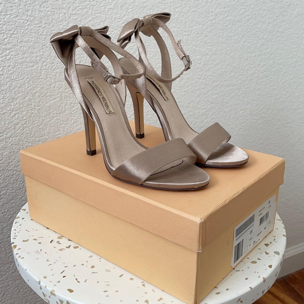 Women’s Satin Ankle Strap Heels
